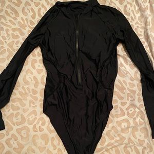 One piece bathing suit